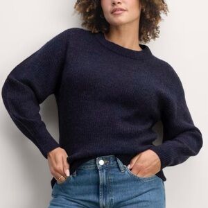 Everlane alpaca cocoon sweater